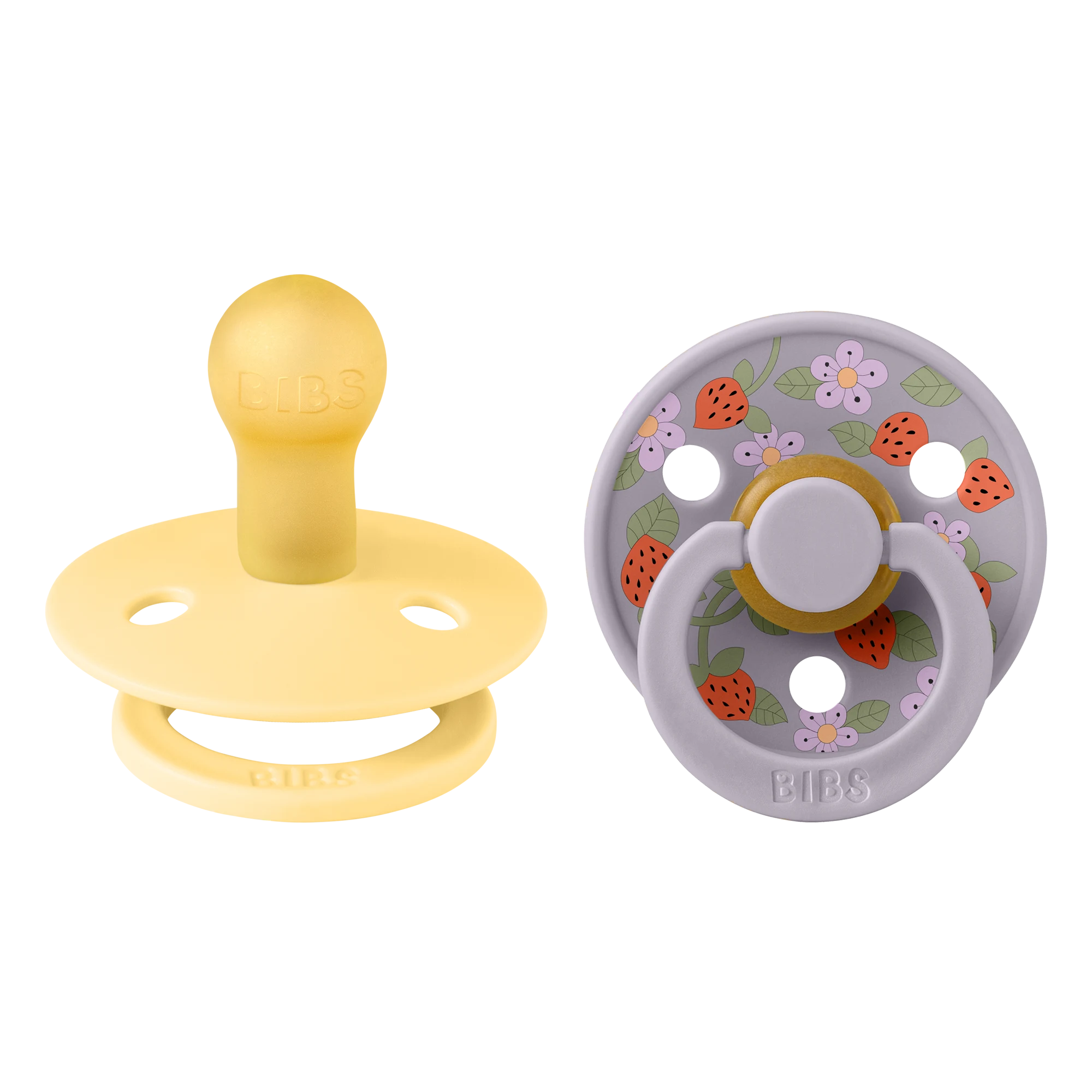 Bibs X Liberty Colour İkili Strawberries and Cream - Pale Butter 0-6 Ay