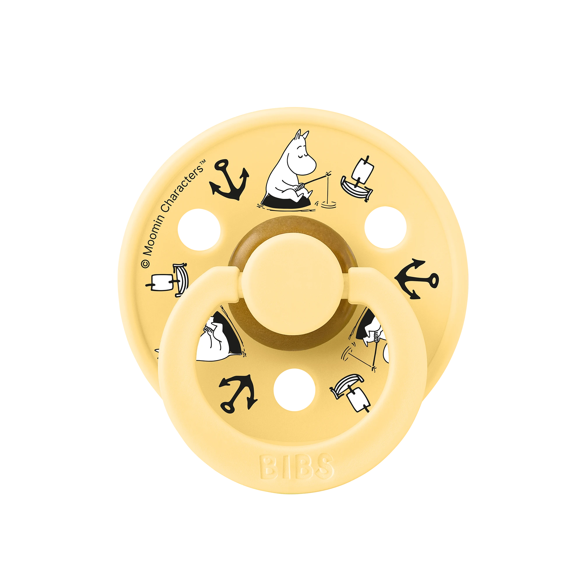 Bibs x Moomin Colour Sailing Friends Emzik-Pale Butter