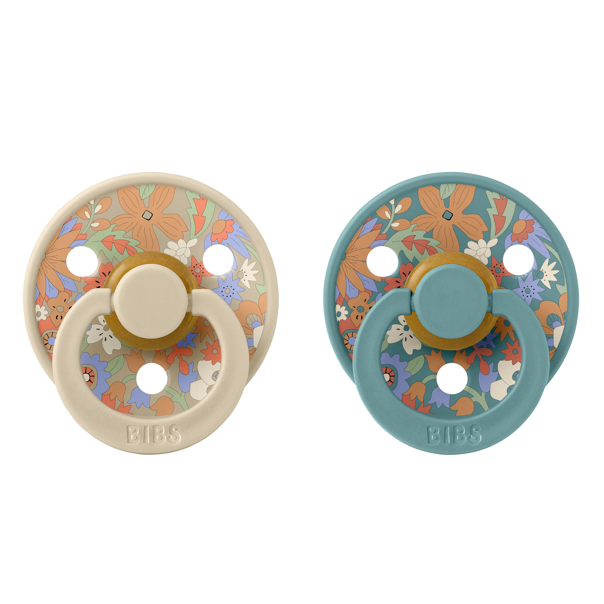 Bibs X Liberty Colour İkili June Blossom - Vanilla Hush 6+ Ay