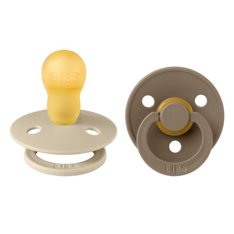 Bibs Colour İkili Kauçuk Emzik-Vanilla/Dark Oak 18+ Ay