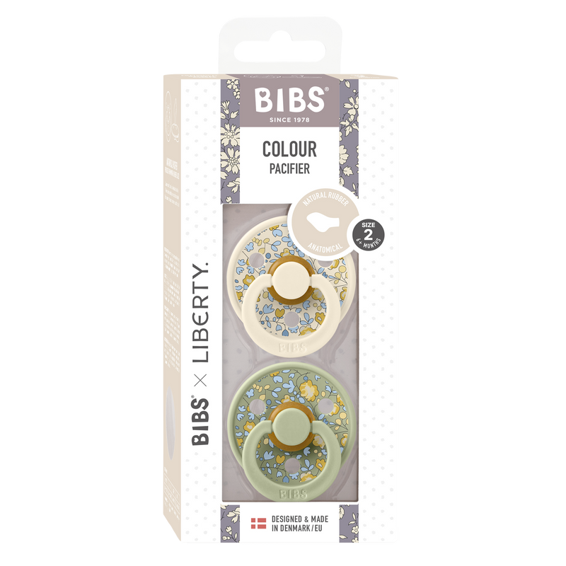 Bibs X Liberty Colour Anatomik Eloise-Sage 6+