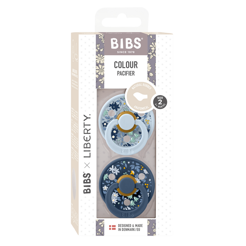 Bibs X Liberty Colour Anatomik  Chamomile L-Baby Blue 6+