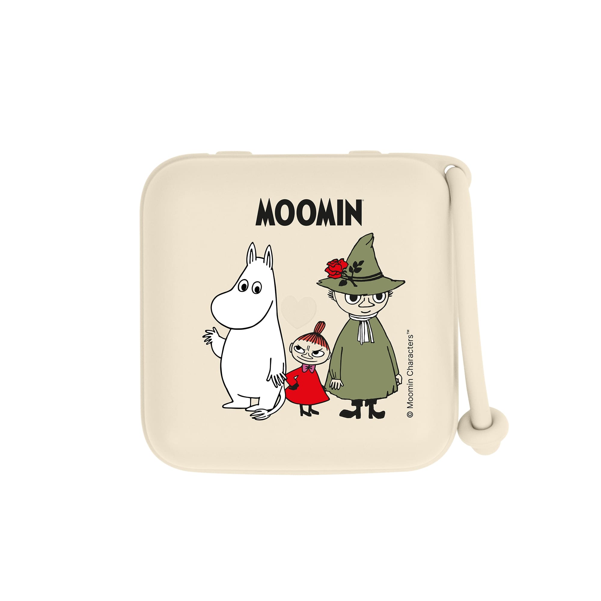BIBS X Moomin Pacifier Box Emzik Kutusu Ivory