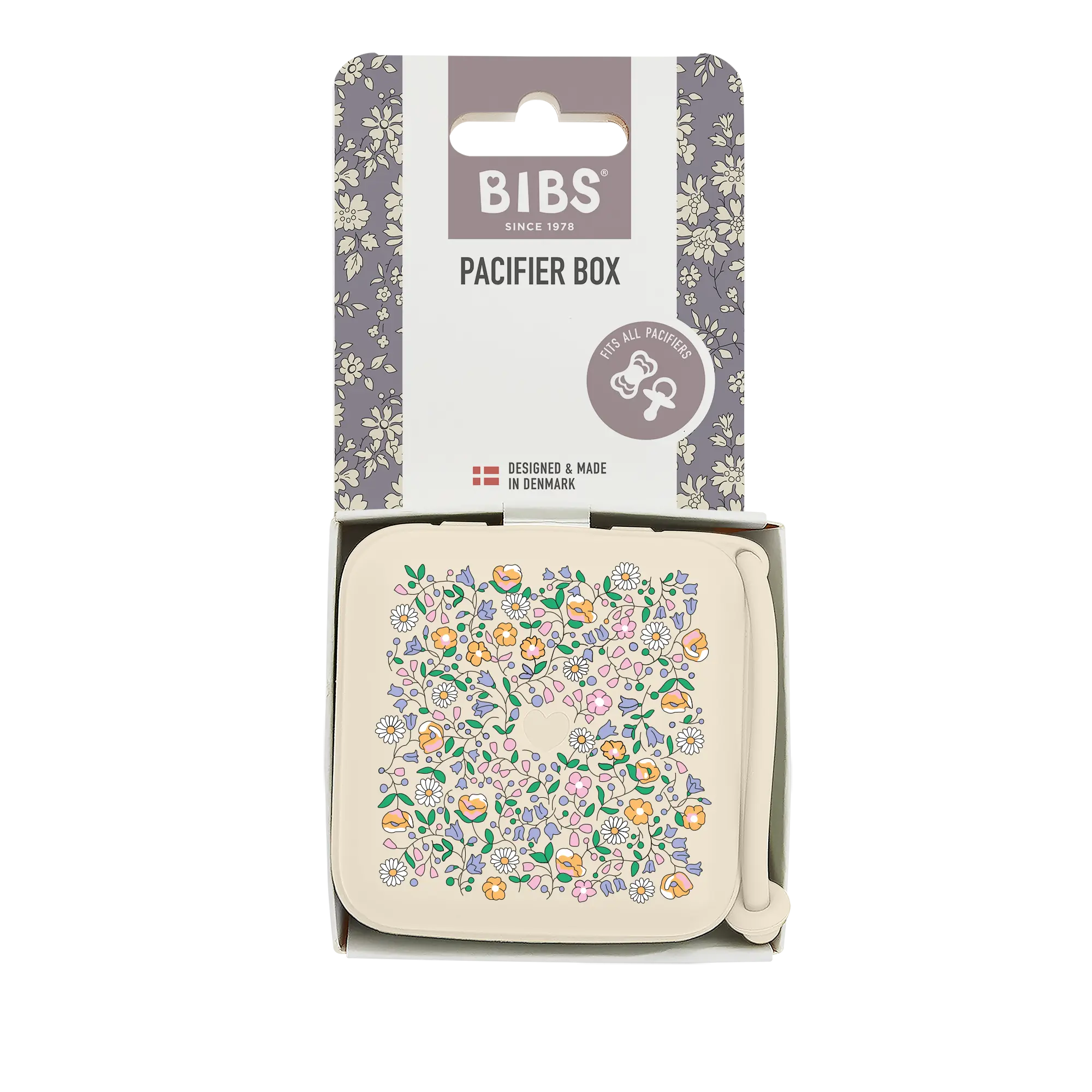 Bibs X Liberty Emzik Kutusu Chloe Meadow- Ivory