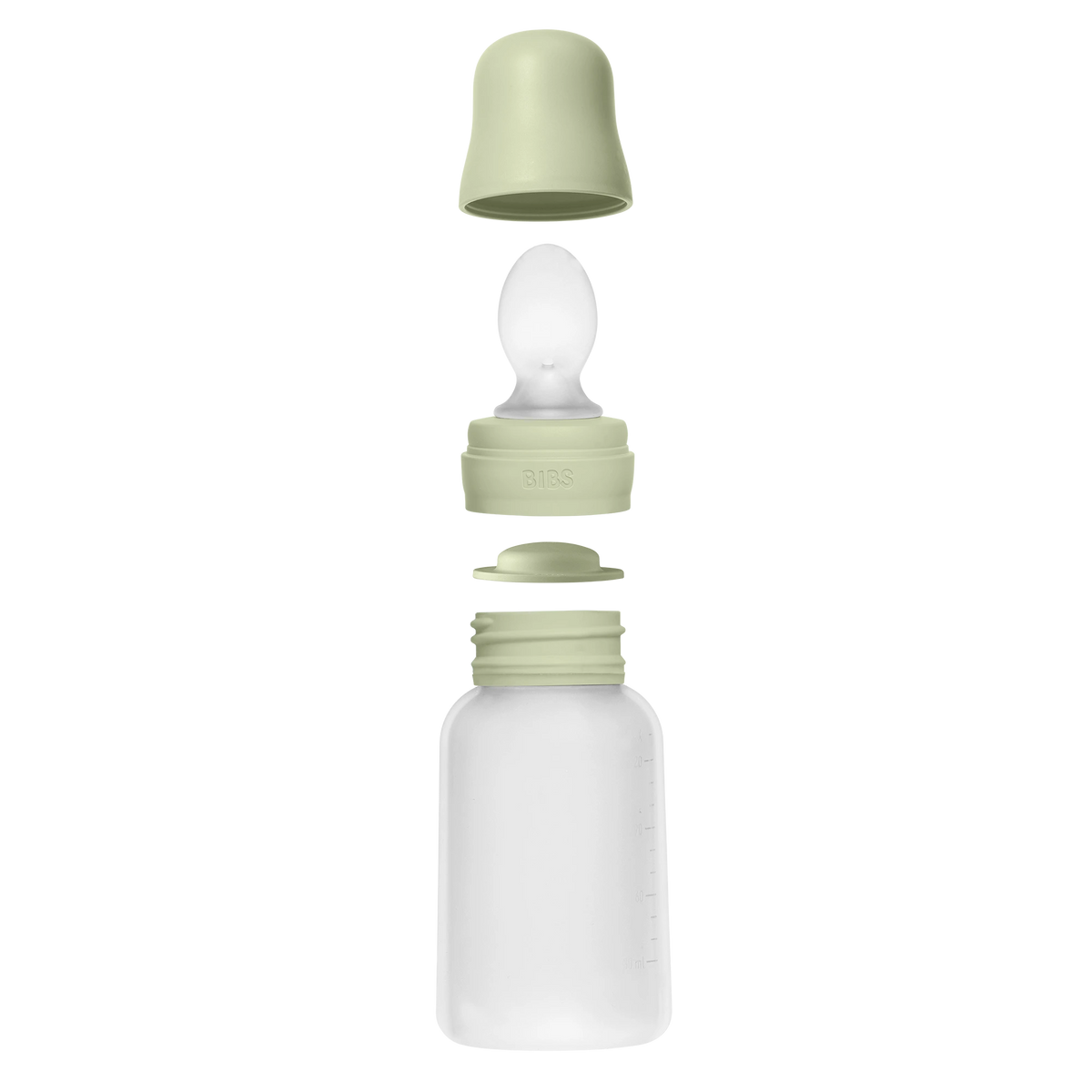 Bibs Spoon Feeder Kaşıklı Mama Biberonu Sage