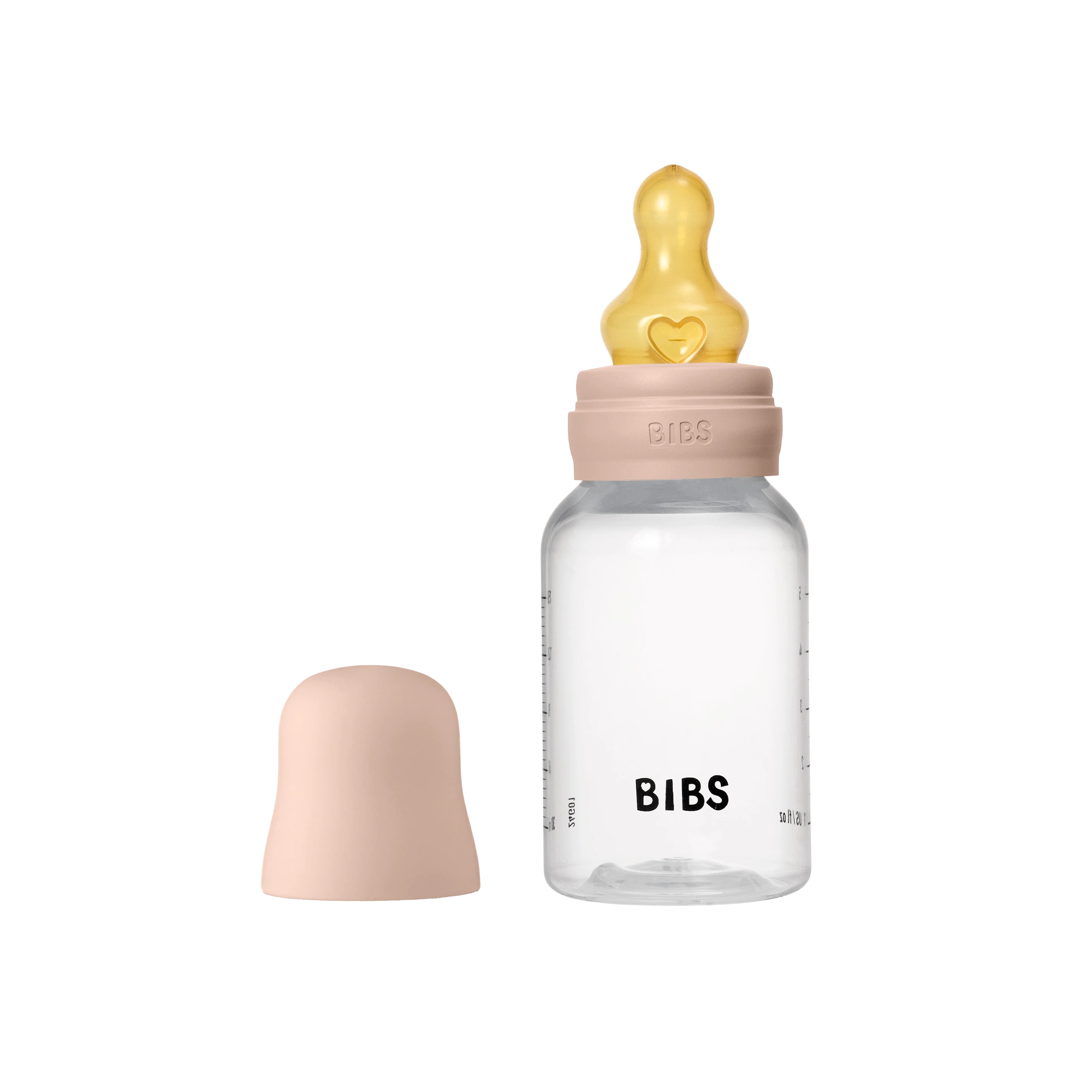 BIBS Baby PP Bottle Complete Set Kauçuk Uç Biberon Blush 150 ml