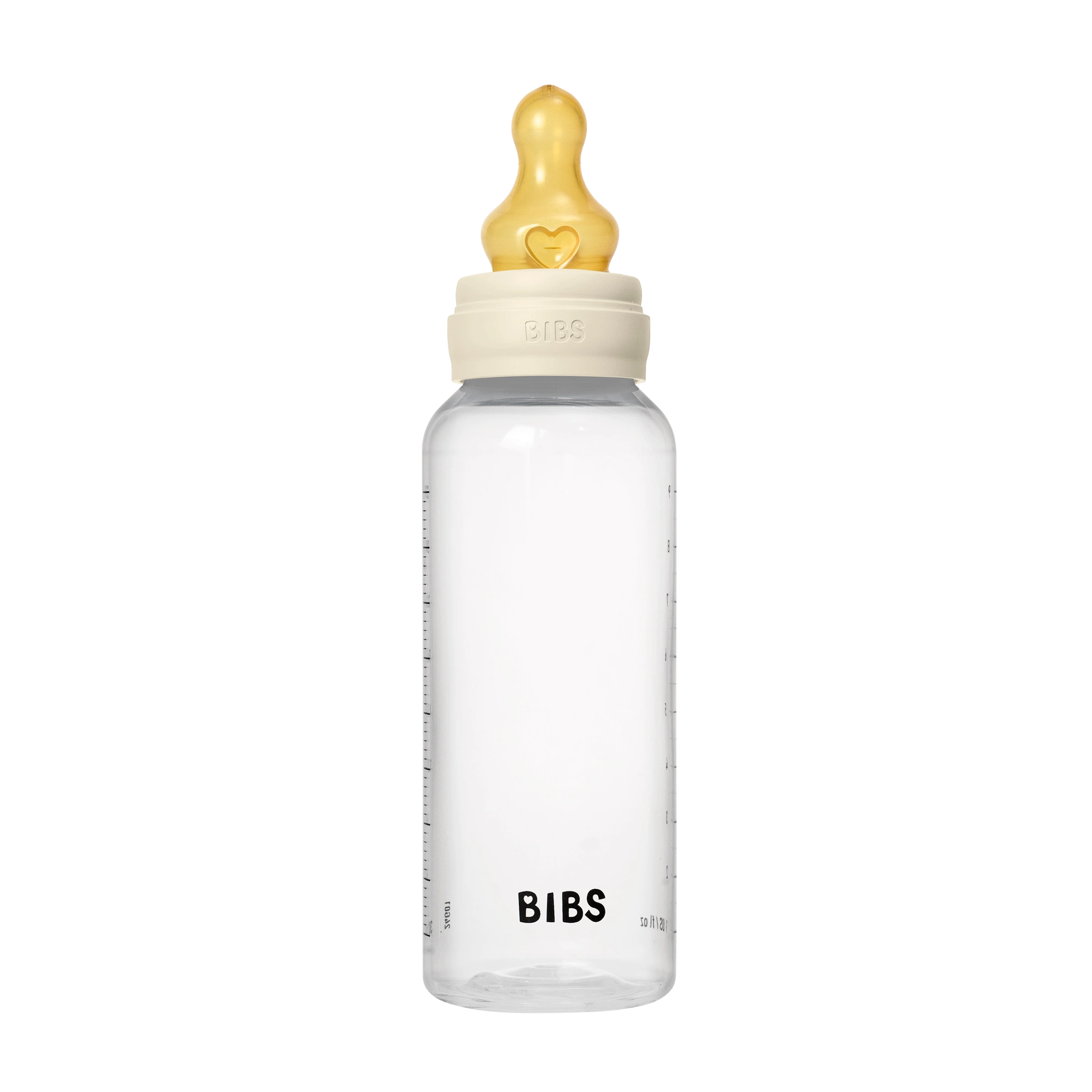 BIBS Baby PP Bottle Complete Set Kauçuk Uç Biberon Ivory 270 ml
