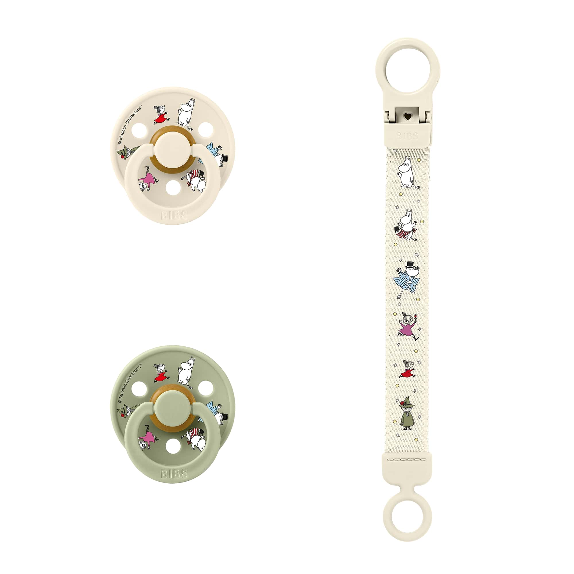 Bibs X Moomin Colour Hediye Seti Ivory/Sage