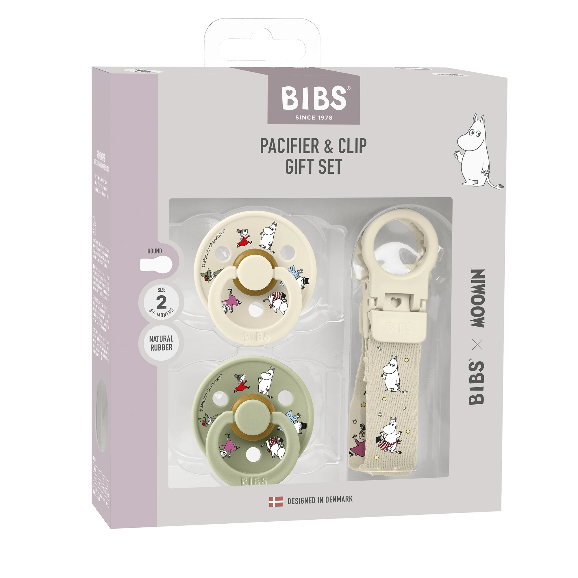 Bibs X Moomin Colour Hediye Seti Ivory/Sage