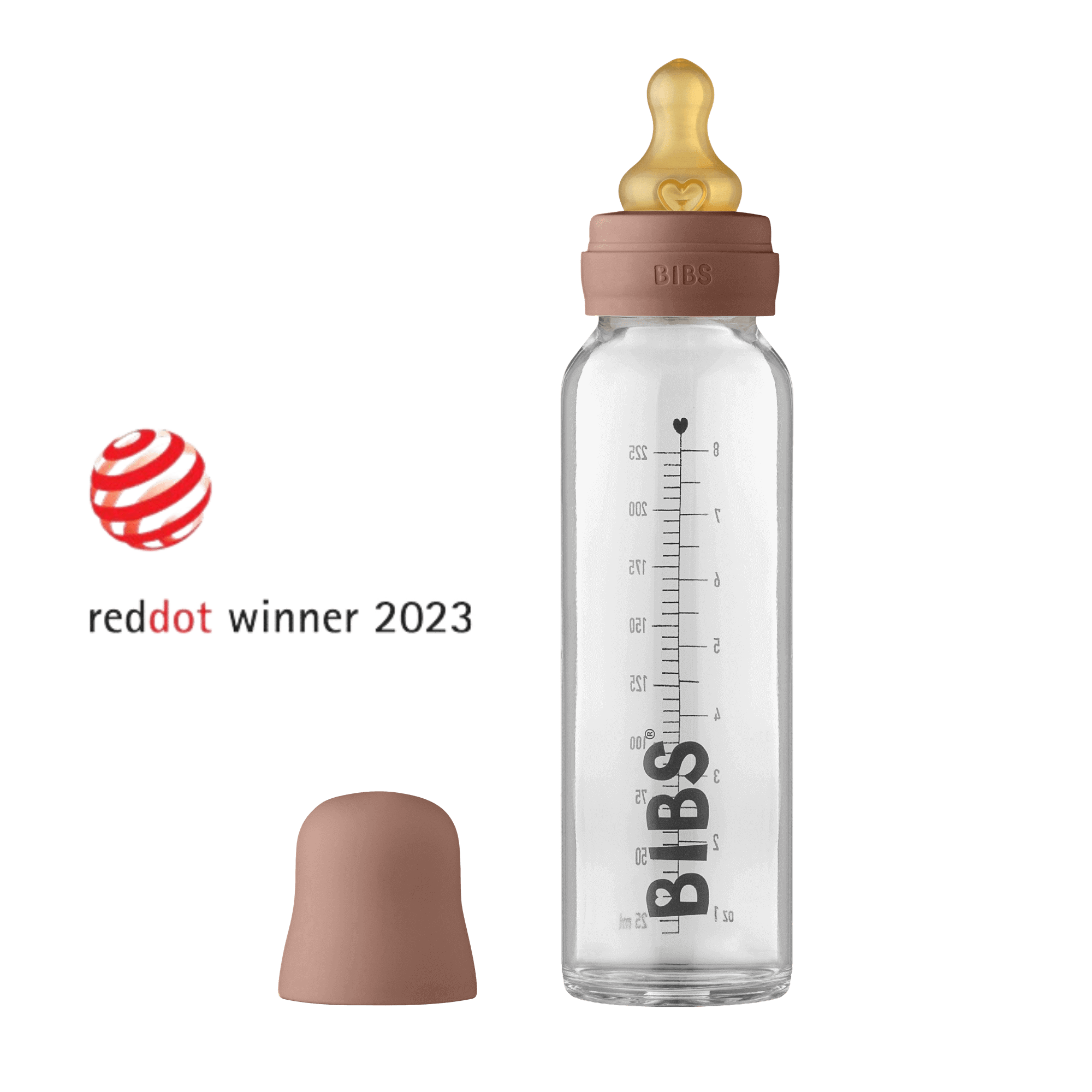 Bibs Baby Bottle Complete Set Biberon 225 ml - Woodchuck