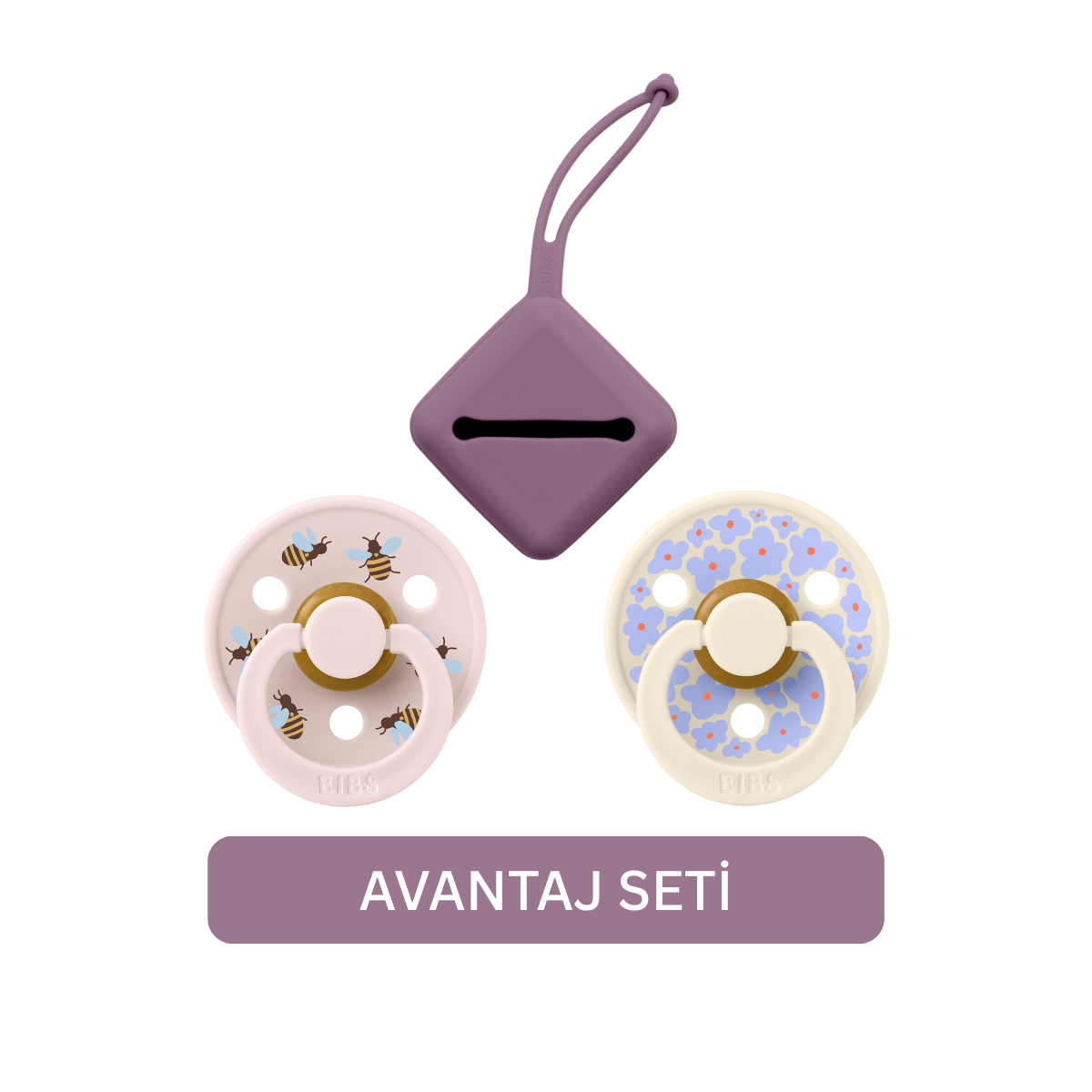 Bibs Colour Studio Avantaj Seti Mauve 6+ Ay
