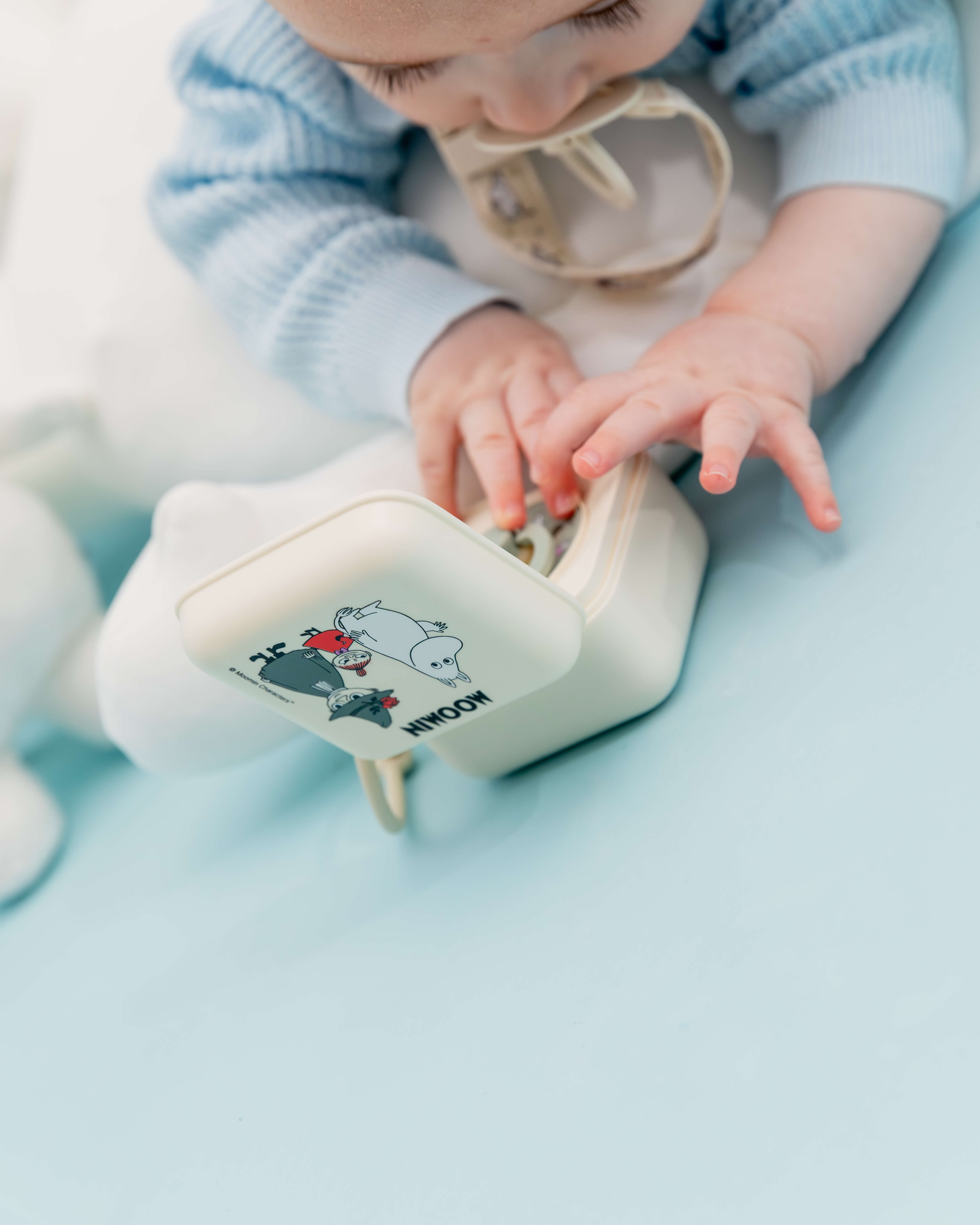 BIBS X Moomin Pacifier Box Emzik Kutusu Ivory