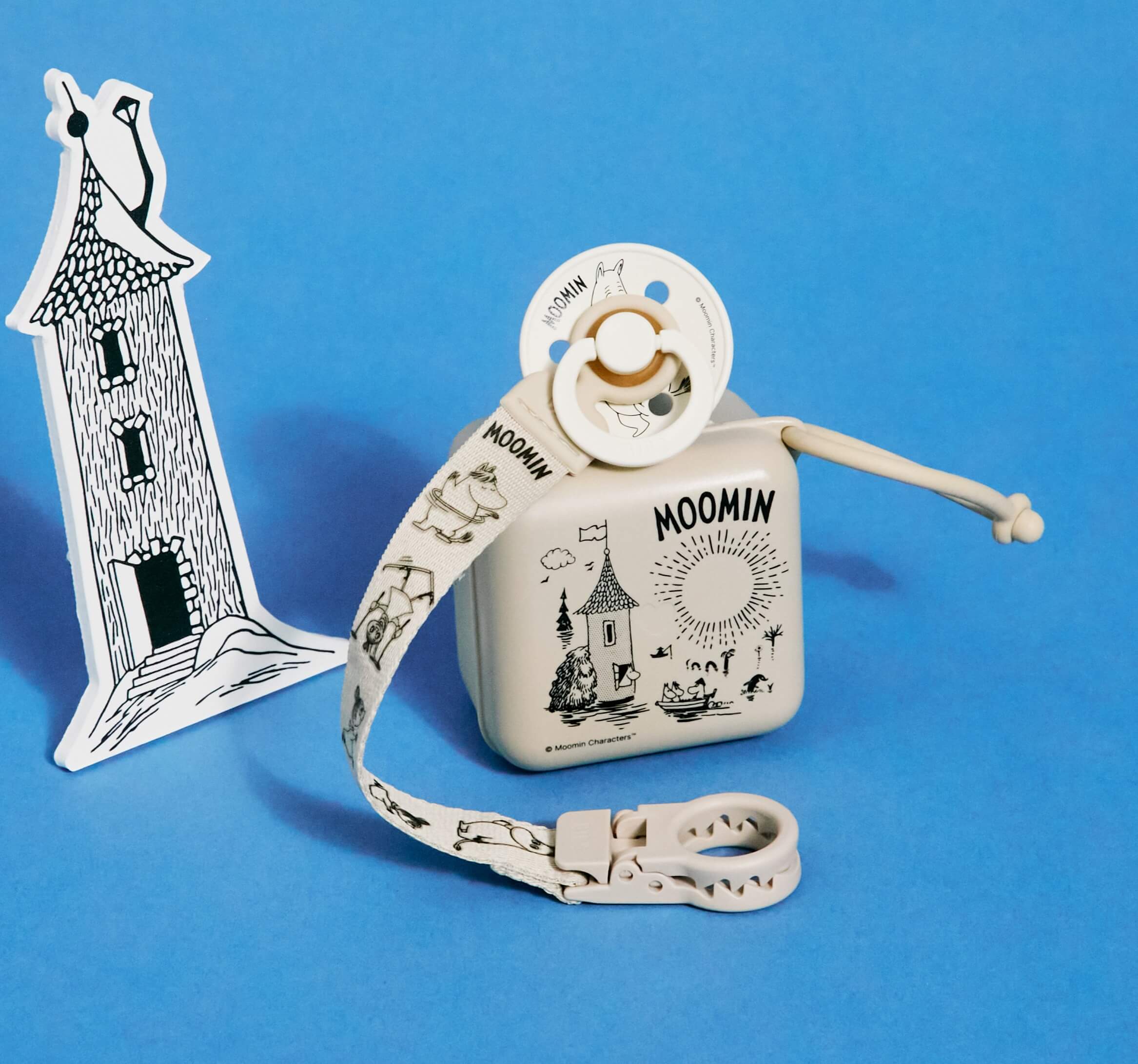Bibs X Moomin Loop Emzik Askısı Vanilla