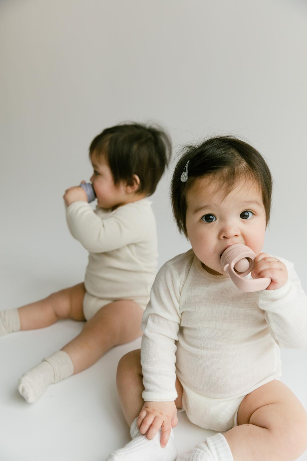 Bibs Silikon Meyve ve Sebze Filesi- Blush