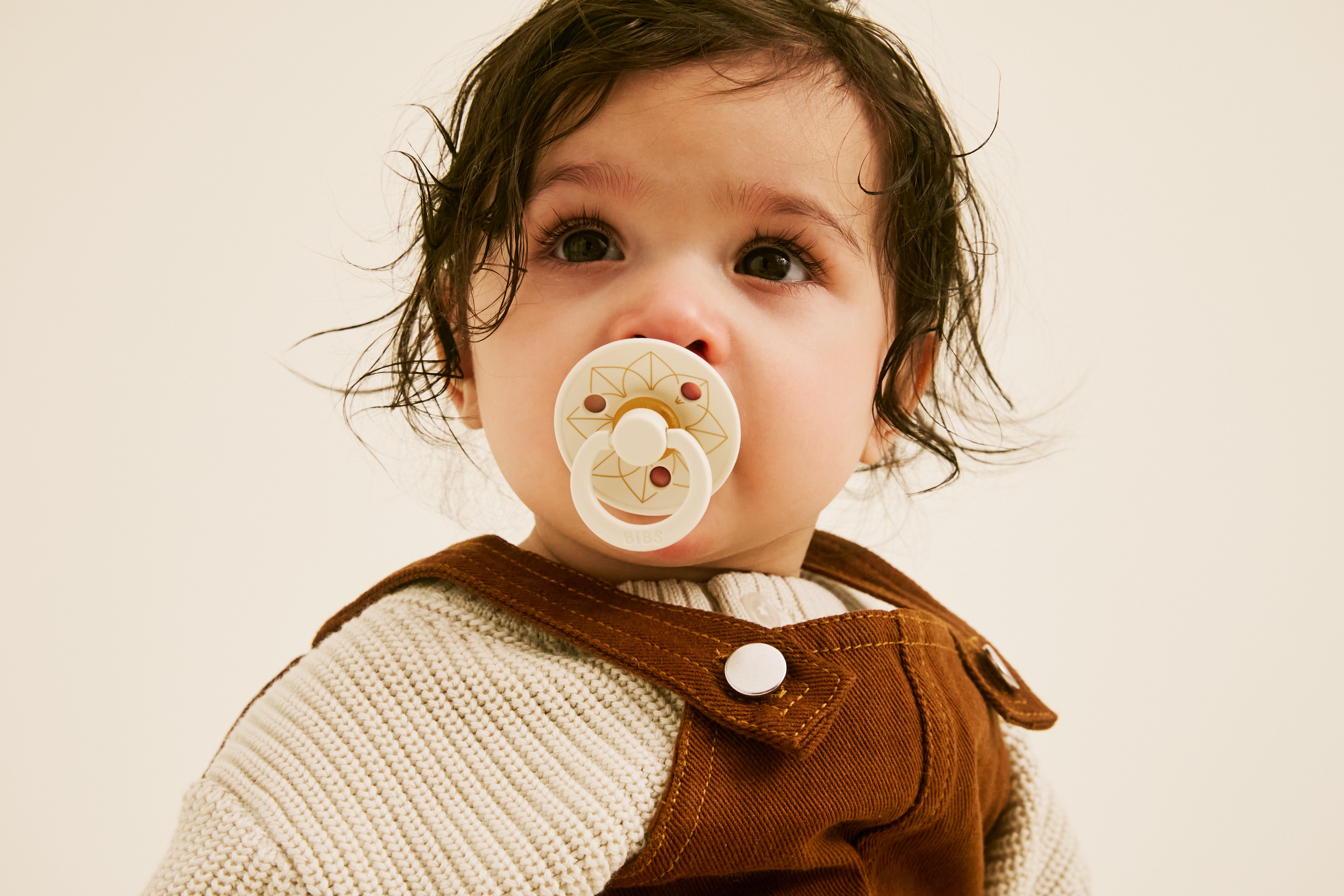 Bibs Colour Noor Kauçuk Emzik-Ivory Gold
