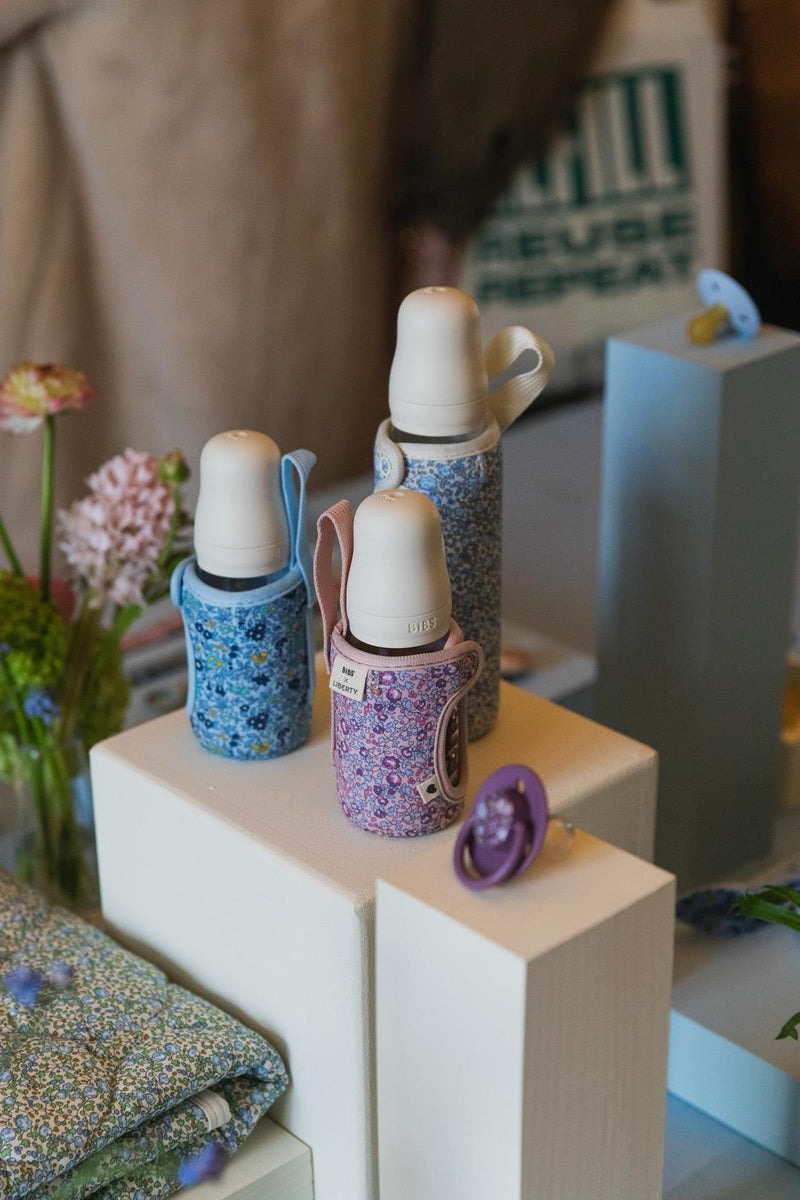 Bibs X Liberty Biberon Kılıfı Chamomile L.BabyBlue