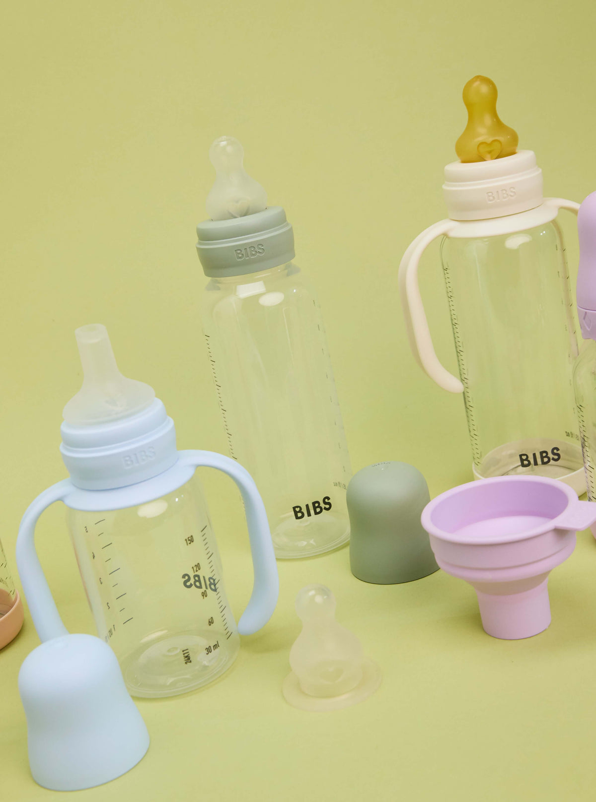 BIBS Baby Bottle Biberon Kulbu - Baby Blue