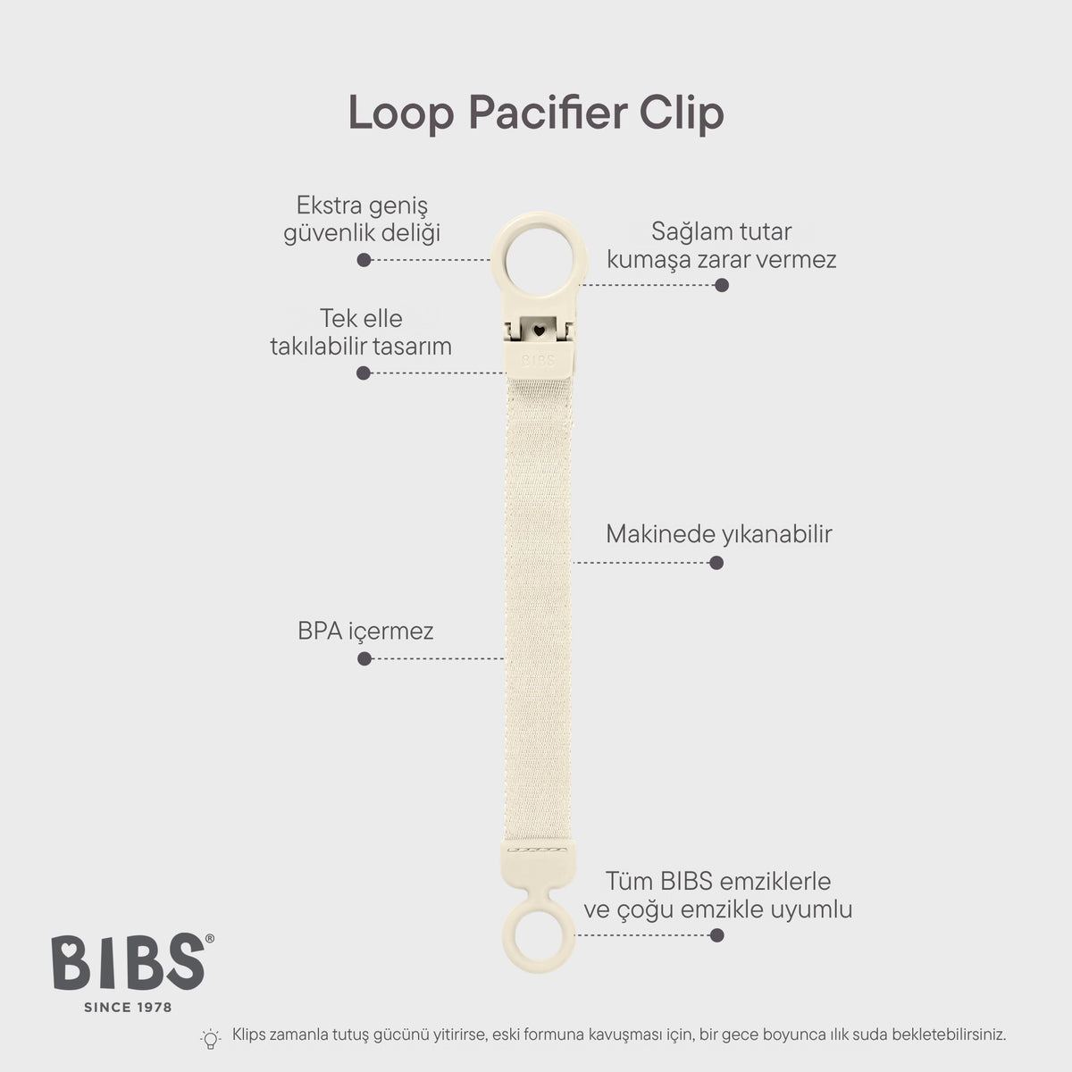 Bibs Loop Emzik Askısı-Dark Oak