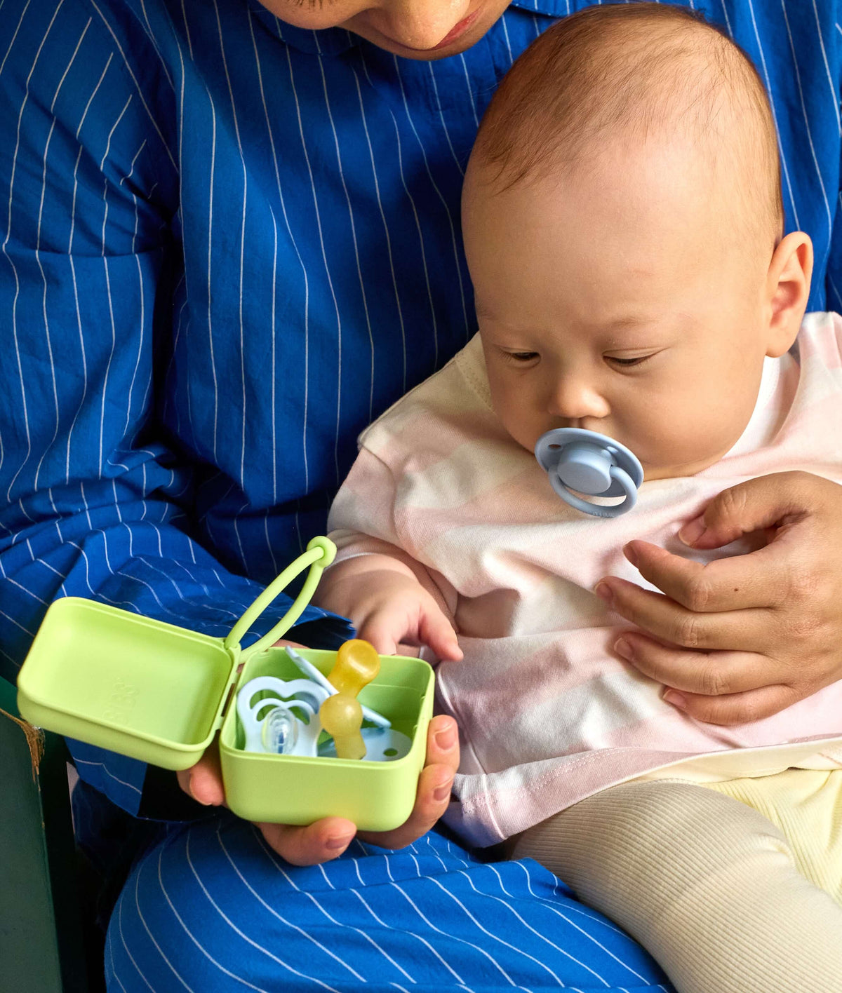 Bibs Try It Emzik Seti - Baby Blue