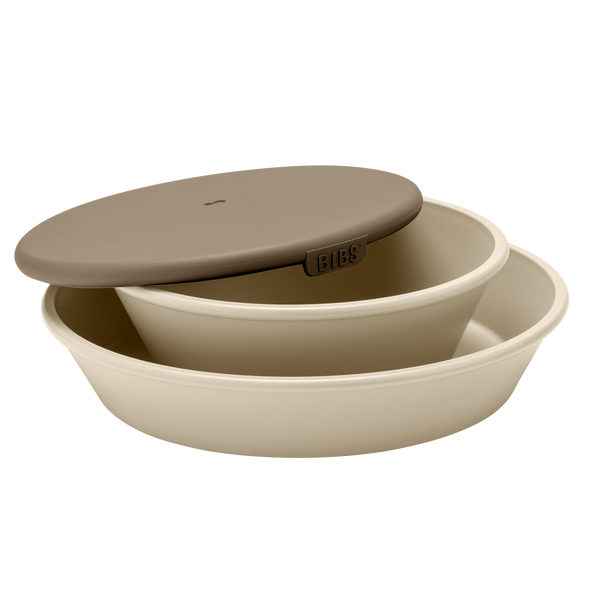 BIBS Dinner Plate Set- Vanilla