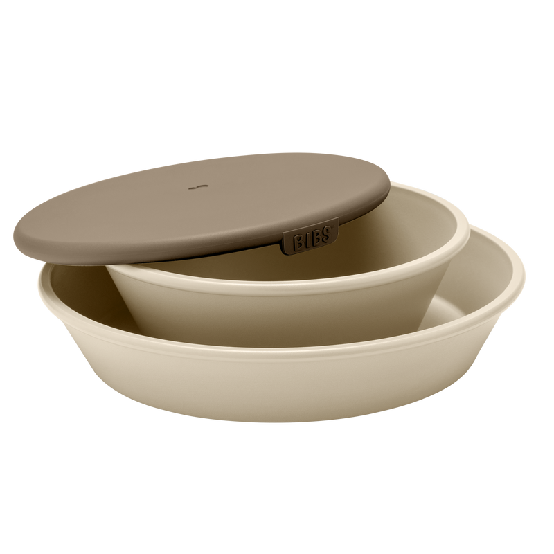 BIBS Dinner Plate Set- Vanilla