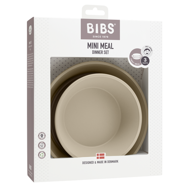 BIBS Dinner Plate Set- Vanilla