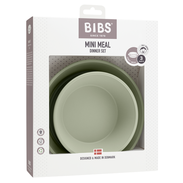 BIBS Dinner Plate Set- Sage