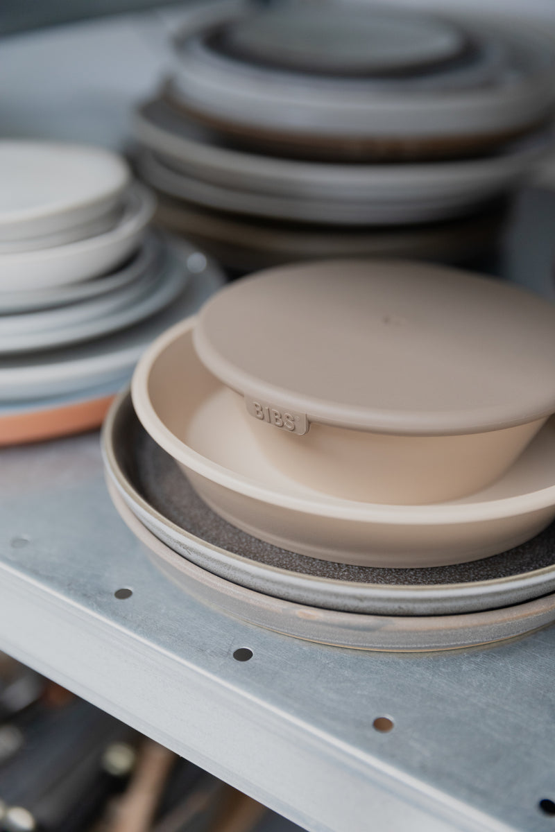 BIBS Dinner Plate Set- Vanilla