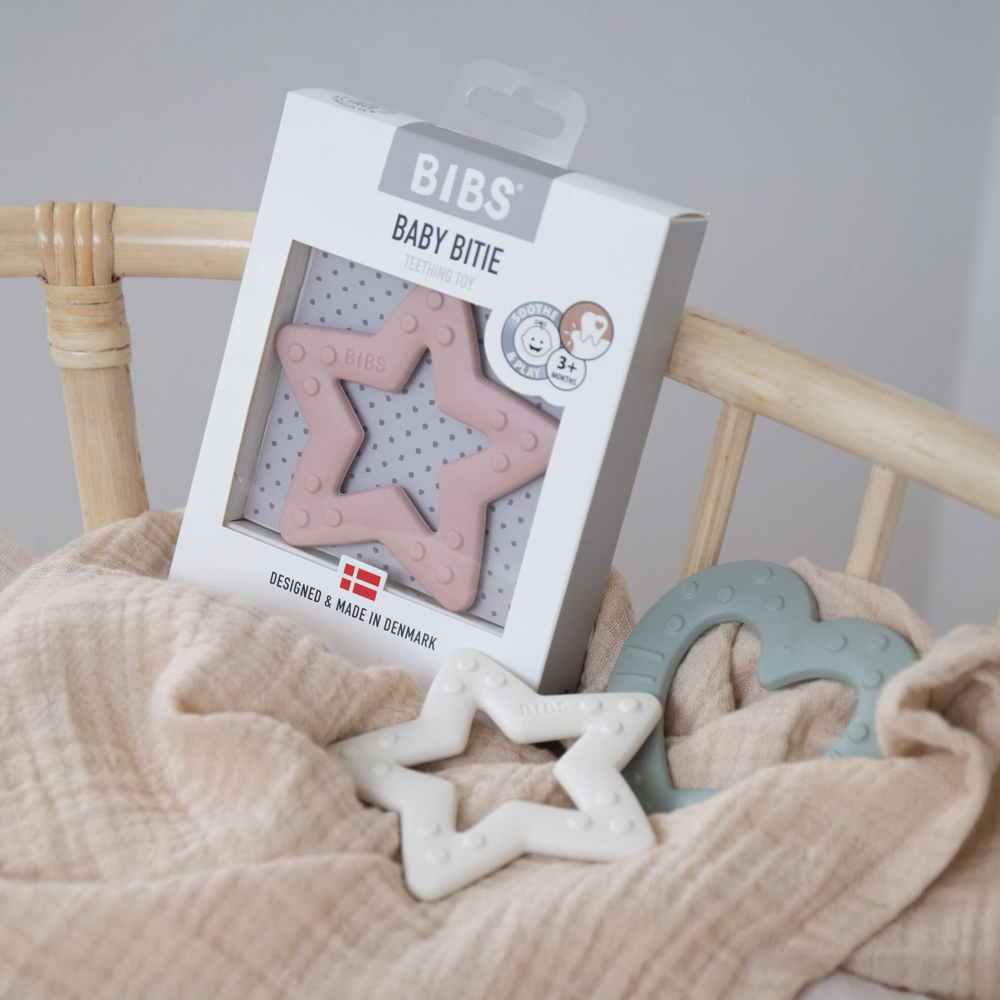 BIBS Baby Bitie Diş Kaşıyıcı - Ivory