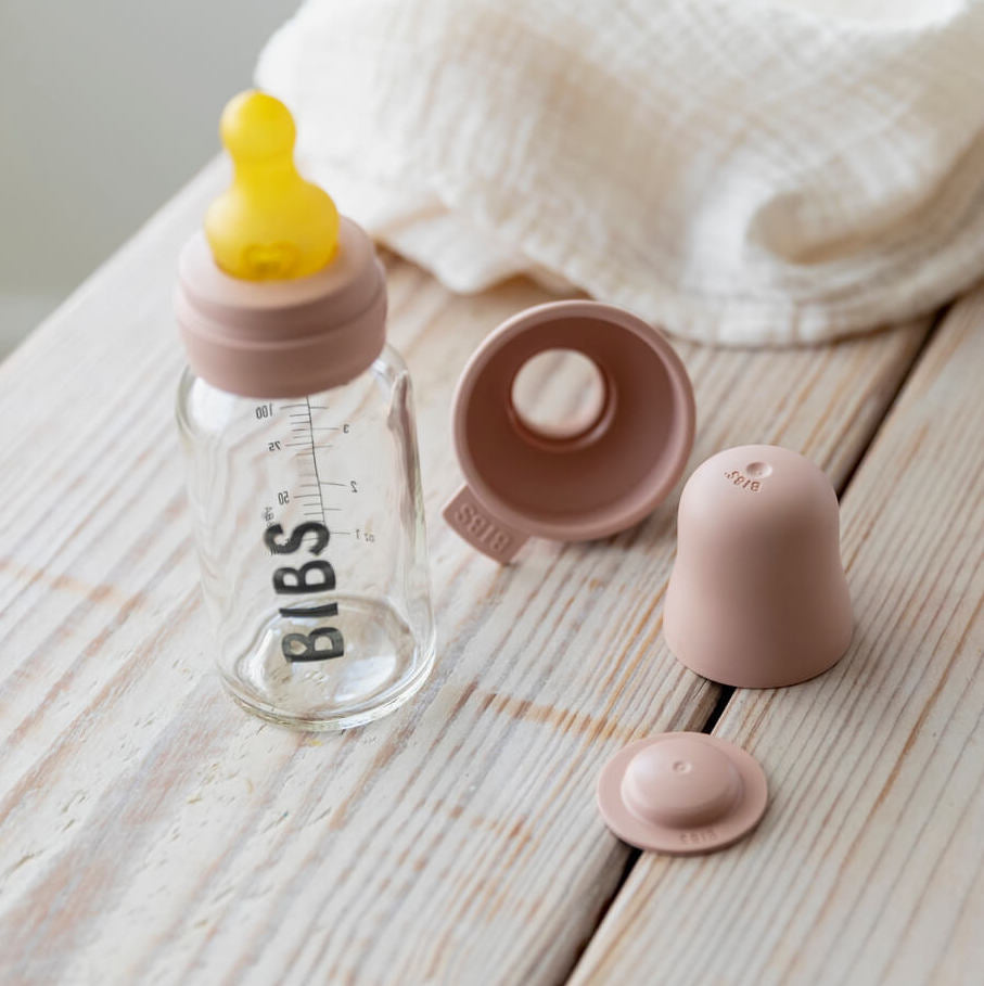 BIBS Baby Bottle Complete Set Biberon 110 ml - Ivory