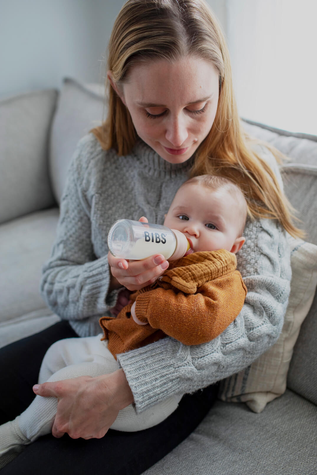 BIBS Baby Bottle Cam Biberon Seti 225 ml - Blush