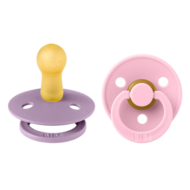 Bibs Colour İkili Kauçuk Emzik- Lavender /Baby Pink 6-18 Ay