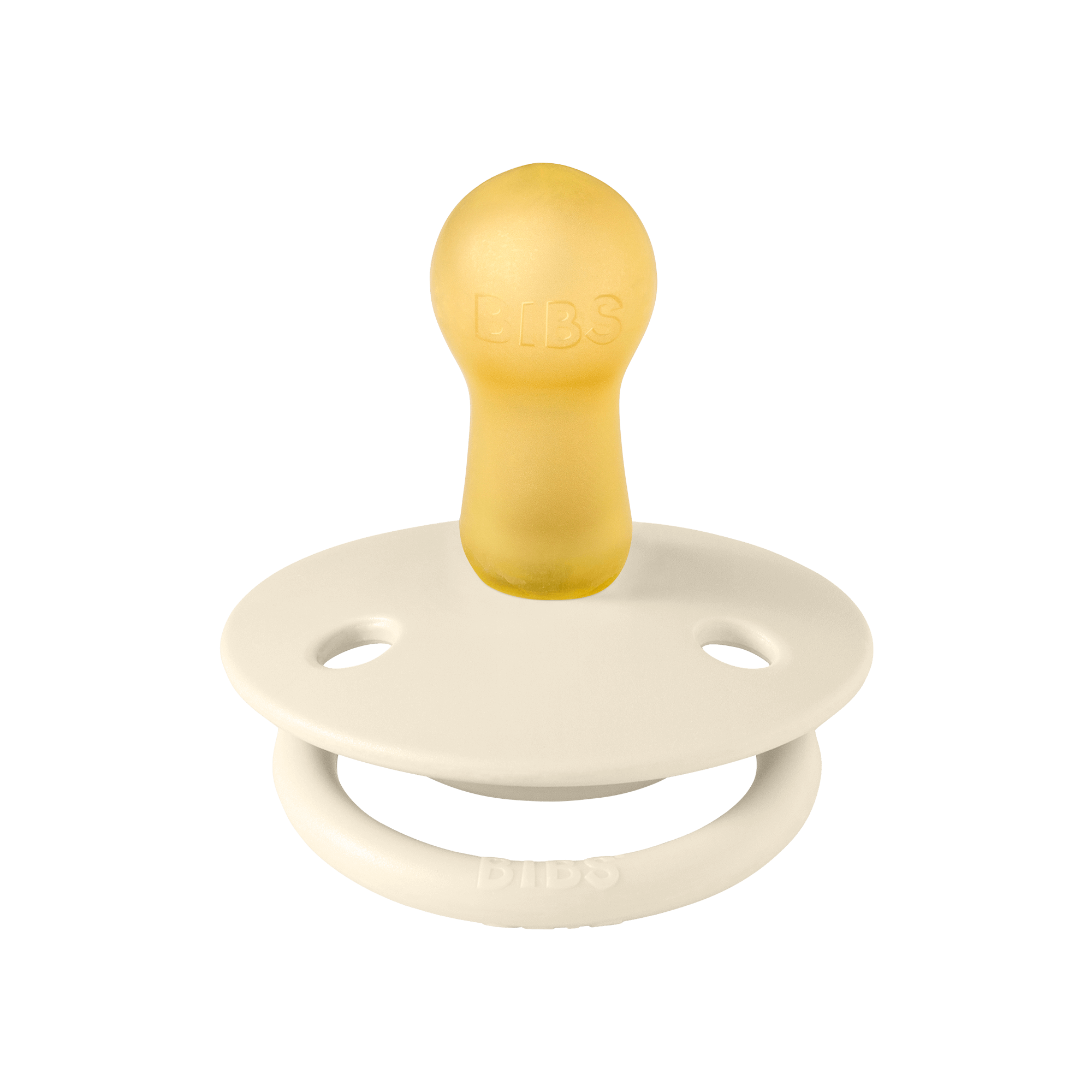 Bibs De Lux Kauçuk Emzik - Ivory