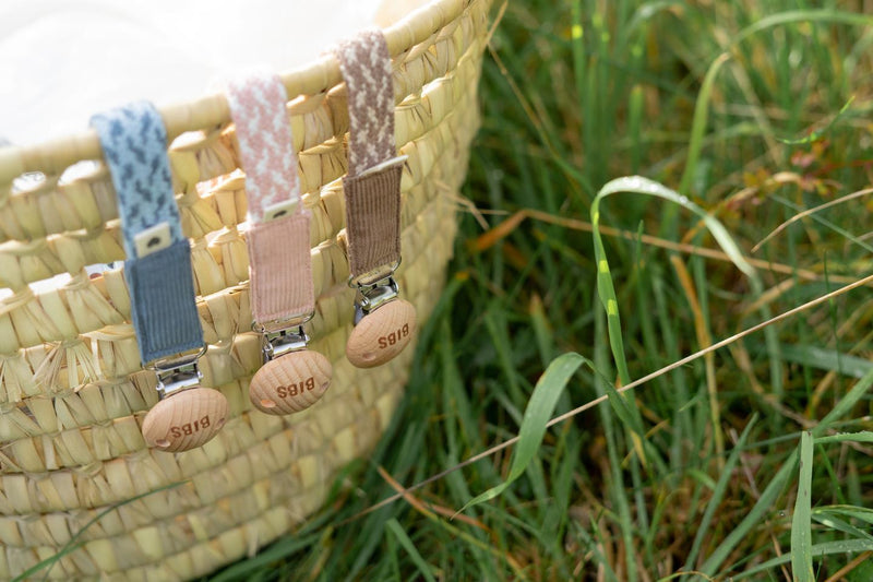 Bibs Paci Braid Emzik Askısı - Dark Oak / Vanilla
