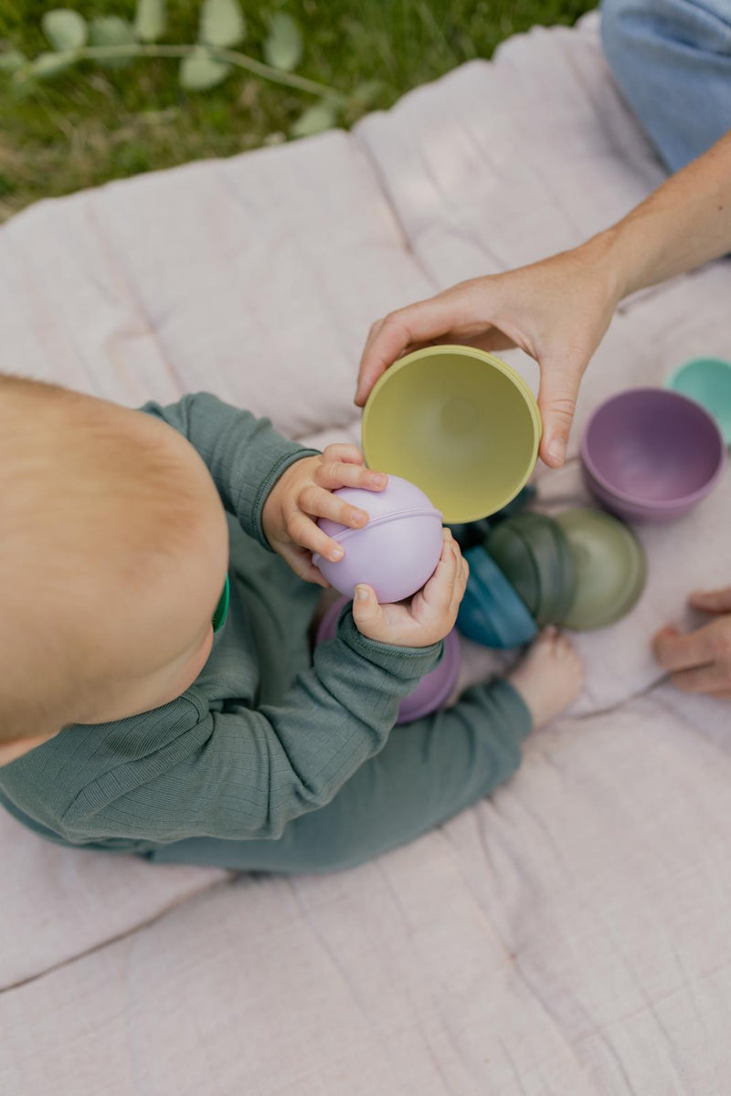 Bibs Wobbly Tower Oyun Kulesi Bright Rainbow